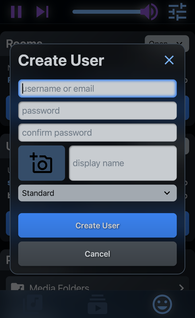 User editor